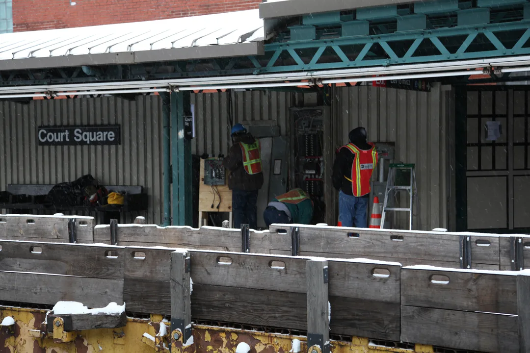 This weekend, workers rehabilitated the Court Square and Vernon-Jackson stations on the 7 Line. This photo shows electrical contractors working on a breaker box. Photo by Metropolitan Transportation Authority / Leonard Wiggins. Alberta compared with Ontario, how energy cycles and permit systems change contractor margins