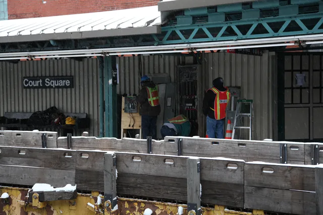 This weekend, workers rehabilitated the Court Square and Vernon-Jackson stations on the 7 Line. This photo shows electrical contractors working on a breaker box. Photo by Metropolitan Transportation Authority / Leonard Wiggins. Alberta compared with Ontario, how energy cycles and permit systems change contractor margins