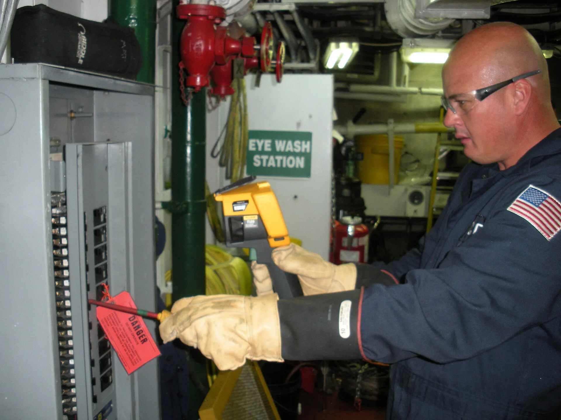 Petty Officer 1st Class Timothy Beck, a duty electricians mate from Coast Guard Maintenance Augmentation Team Sault Ste. Marie, Mich., conducts thermal imaging of the breaker panels as part of routine maintenance on the Coast Guard Cutter Biscayne Bay, while the cutter is moored at it's homeport of. How an electrical contractor business finds customers
