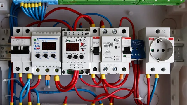 Input rail in a low-budget country home panel (ABB Mistral 72U cabinet). Left to right: input breaker, voltage control relay, current priority relay (switches off unimportant lines), 'vacation mode' switch (disconnects everything except heating, refrigerator, ventilation and boiler room lighting), g. How to bundle electrical contractor services